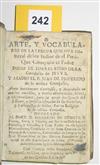 (LIMA--1754.) Torres Rubio, Diego de; and Juan de Figueredo. Arte, y vocabulario de la lengua Quichua.